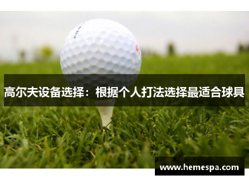 高尔夫设备选择：根据个人打法选择最适合球具